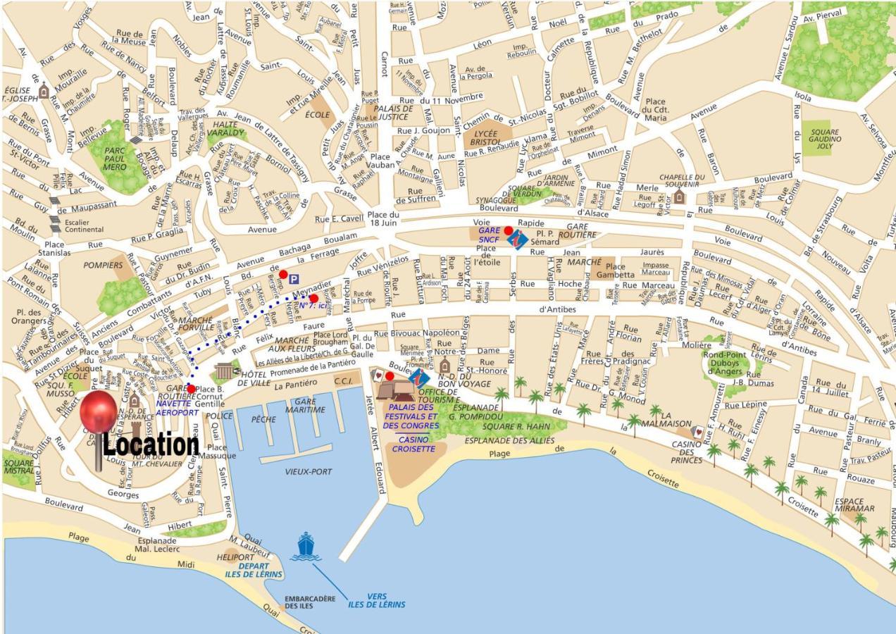 Maisonnette Bas Suquet, 200m Plages, 700m Palais, Au Calme * Cannes